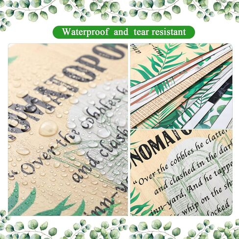 Zonon 22 Pieces Pitchature Plans Classroom Decorations Elements of English Language and Literature Termential Eduals Print English Art Print for Middle High School (Vintage) in Saudi Arabia