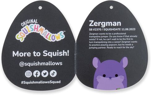 Squishmallows الأصلي 8 بوصة Oola البطيخ البقرة المعطرة - Jazwares Plush الرسمية in Saudi Arabia