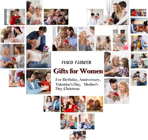 Mothers Day Birthday Gifts for Mom Women Preserved Flowers in Glass Dome Forever Fresh Flowers for Delivery Prime Long-Lasting Eternal Roses Gifts for Grandma Sister Daughter Wife Her Purple in Kuwait