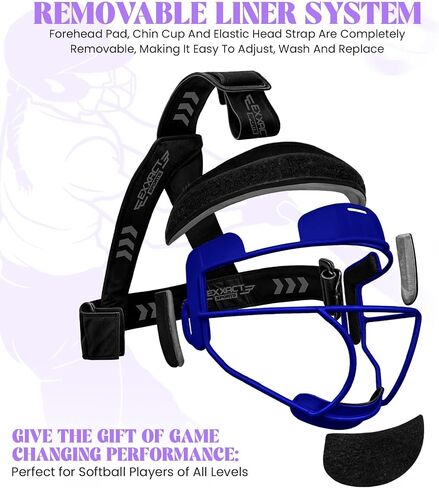 Exxact Sports Softball Face Mask Girls Youth & Adult, Protective Lightweight Fielders Mask Softball Youth for Enhanced Performance in Saudi Arabia