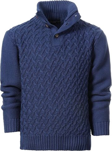 Gioberti Kids and Boys Mock Neck Pullover Knitted Sweater in Saudi Arabia