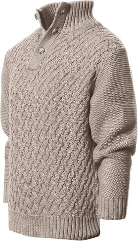 Gioberti Kids and Boys Mock Neck Pullover Knitted Sweater in Saudi Arabia