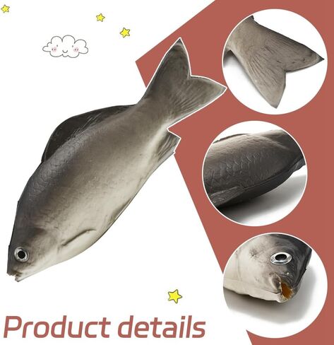 Blueshyhall Car Antenna Topper Funny Fish Aerial Exterior Decoration Auto Accessory Decor for Vehicles SUV Trunk in Kuwait