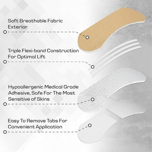 (60 Ct) Nasal Strips for Snoring - Nose Strips for Breathing - Anti Snoring Solution & Congestion Relief Nose Tape for Sleeping - Extra Strength, *Newly Upgraded Oil & Sweat Resistant Adhesive* in Kuwait