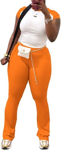 Nimsruc 2 Piece Outfits for Women Casual Sweat Sets in Saudi Arabia