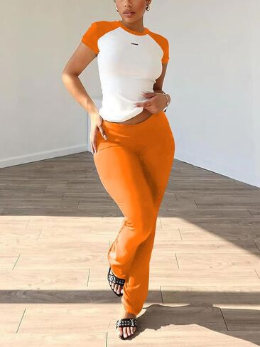 Nimsruc 2 Piece Outfits for Women Casual Sweat Sets in Saudi Arabia