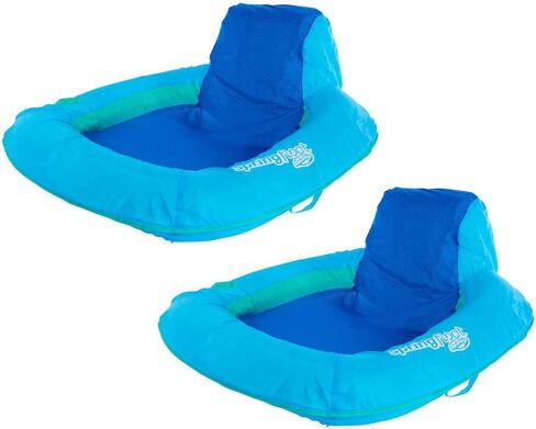 SwimWays Spring Float Recliner XL 2 Pack , Blue in Kuwait