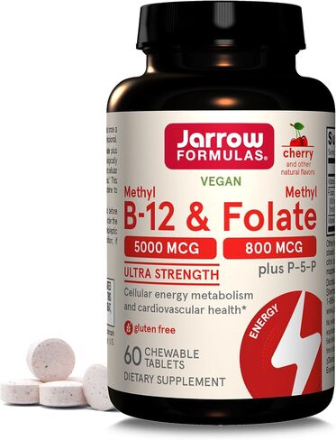 jarrow formulas ultra قوة ميثيل B-12 5000 MCG و METHYL FOLES in Kuwait