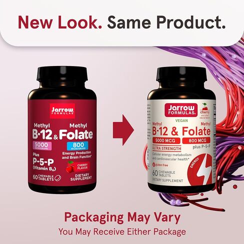 jarrow formulas ultra قوة ميثيل B-12 5000 MCG و METHYL FOLES in Kuwait