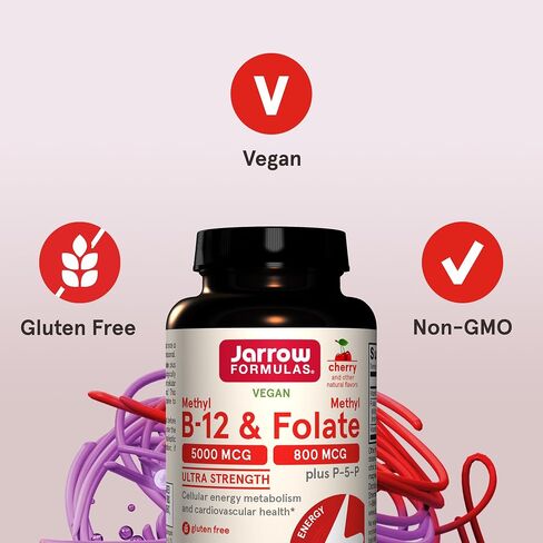 jarrow formulas ultra قوة ميثيل B-12 5000 MCG و METHYL FOLES in Kuwait