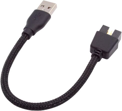 USB 2.0 9pin 10pin Header 1 to 4 Female Splitter Extension Cable HUB with IDE 5V Power Connector Adapter Port Multilier in Kuwait