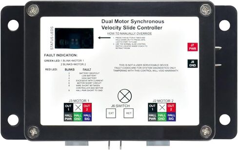 13398-DO وحدة تحكم شريحة متزامنة مزدوجة متزامنة استبدال لوحدة التحكم V-Sync II ، متوافقة مع شريحة Lippert داخل الجدار على RV ، مكون المطابقة-211852 ، التجميع ل 13398 Controlers إصدار in Kuwait