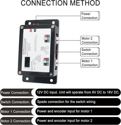 13398-DO وحدة تحكم شريحة متزامنة مزدوجة متزامنة استبدال لوحدة التحكم V-Sync II ، متوافقة مع شريحة Lippert داخل الجدار على RV ، مكون المطابقة-211852 ، التجميع ل 13398 Controlers إصدار in Kuwait