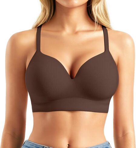 Popilush Bras for Women تدعم دفع Bralettes التغطية الكاملة لا تحت الأسلحة غير ملحقة مريحة كل يوم حمالات كل يوم in Saudi Arabia