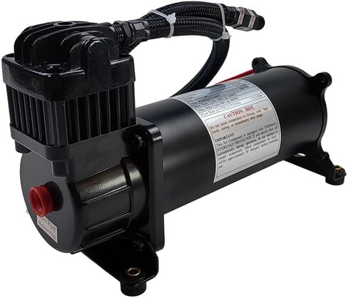Onboard Heavy Duty 12V Air Compressors 200 PSI | Universal Fit for Truck Car Train Air Horn, Suspension Ride Bag Kit System | Fits All 12V Vehicles like Truck Pickup SUV RV Marine (Black) in Saudi Arabia