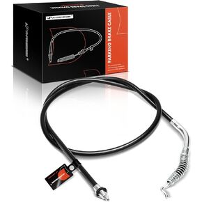 A-Premium Rear Driver Side Parking Brake Cable Assembly Compatible with Ford Models: F-350 Super Duty 1999-2004, F-450 Super Duty 2000-2004, F-550 Super Duty 2000-2004 - Replace# F81Z2A635FA