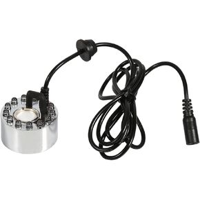 صانع الضباب ، نافورة داخلية مستر Foggers ماء نافورة بركة الضباب بركة مرطب الهواء مرطب مع 12 LED ضوء تغيير لخزانات الأسماك ديكور (المحول غير متضمن)
