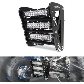 60W Front Bumper Protector with Headlight Kits Compatible with Yamaha Raptor 700 YFM700R 2014, Raptor 700 YFM700 2013 2015 2016 2017 2018-2024, Raptor 700R YFM700R 2013 2015-2024, See Fitments