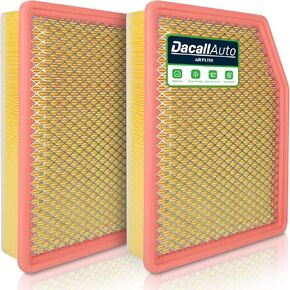 2pcs Engine Air Filter Set for Chevrolet Silverado 1500 (2019-2023), for Suburban Tahoe (2021-2023), for GMC Sierra 1500 (2019-2023), for GMC Yukon; Replace 84121217, PA99417X