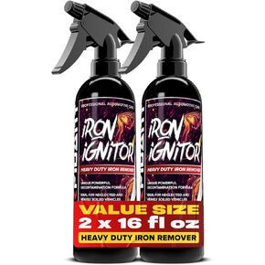 Iron Ignitor Iron Remover for Car Detailing – Decon Spray, Pulls Out Brake Dust, Rust & Fallout - Contaminant Removal for Car Paint & Wheels, pH Neutral Formula - 16 fl. oz.