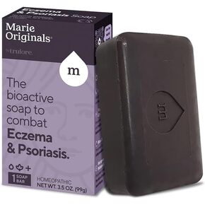 Marie Originals Eczema Face Soap Body Bar-كل الصدفية الطبيعية ، علاج التهاب الجلد للتخفيف من الجلد الحكة الجافة-إزالة السموم اللطيفة ، الشفاء ، مضاد للعناية بالبشرة (حزمة 2)