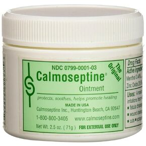 CALMOSEPTINE CREAM CREAM PROTERANT - 2.5 أوقية جرة تحمي وتساعد على التغلب على تهيج الجلد ، 1/كل منها عن طريق CALMOSEPTI
