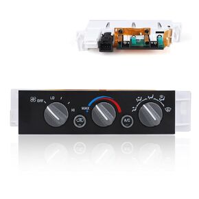 599-007 AC Heater Climate Control Switch Panel Module Without Rear Window Defogger Compatible with 1996-1999 Chevy/GMC C1500 C2500 C3500 K1500 K2500 K3500 Replaces 16231175 15-72548 16238895 16240115