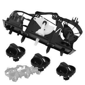 559100C010 AC Heater Climate Control Switch Assembly Fit for Toyota Tundra 2000-2006 3.4L 4.0L V6/ 4.7L V8, Air Conditioning Climate Control Button Replace# 55910-0C010, 55905-0C010, 559050C010