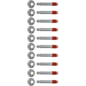 APDTY 113017 Exhaust Manifold Stud, Bolt, & Nut Set Pack Of 10