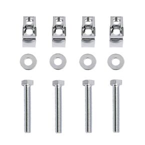 Set of 4 Exhaust Manifold Flange Bolts U Nuts Hardware Kit 03442 Fit for Dodge Dakota 2004-2010 for Ram 1500 2011-2024 for Jeep Wrangler 2007-2012 for Chrysler Aspen 07-09 6036734AA 6036684AA