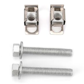 2 Pack Exhaust Manifold Flange Bolts U Nuts Hardware Kit 03442 for Dodge Dakota 2004-2010 for Ram 1500 2011-2024 for Jeep Wrangler 2007-2012 6036734AA 6036684AA