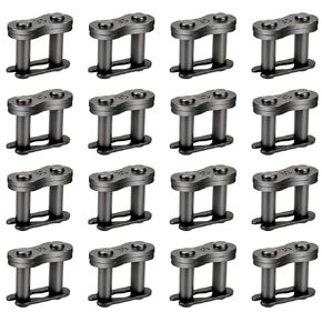 16 PCS #35 سلسلة Master Link ، Manganese Steel Chain Caink Link Rinkts Master Links for 35 Chain ، #35 Roller Connecting Links Master for Bike Mini Bike Karting Pit ATV Scooter