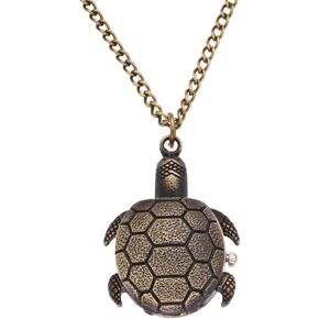 Vintage Pocket Watch - Cute Turtle Pendant Watch Quartz Pocket Watch Novelty Retro Pendant Necklace Watch for Women Men