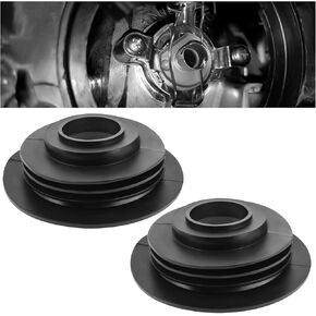 carleef 2PCS C6 1.23" Headlight Cover,PVC Car Headlight Dust Cover for Dust & Water Resistant,Universal Headlight Cover Replacement Car Accessories for Most Cars Trucks SUVs