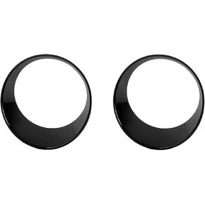 Headlight Trim Cover for 2018-2024 + Jeep Wrangler JL Gladiator JT Front Headlight Frame Trim Cover Bezels Decor Headlamp Garnish Ring Surround Cover Trim Exterior Accessories