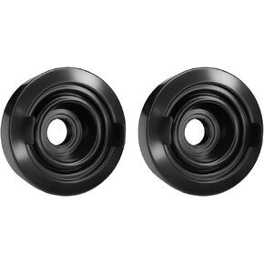 2PCS CAR CAR CAR Headlight Capts لمبة الضوء H4 ، غطاء عدسة مصباح مطاطية متين للغبار والمقاوم للماء ، غطاء غلاف الختم للسيارات يناسب معظم سيارات السيارات سيارات الدفع الرباعي ، وملحقات السيارات （أسود）