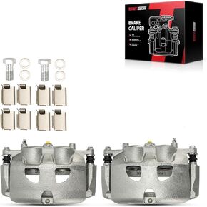 Torchbeam Front Brake Calipers Set for F150, Front Left and Front Right Calipers Replace # 18B5404+18B5405