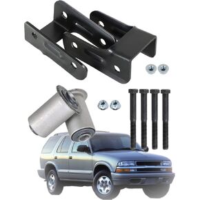 munirater 2-Pack Leaf Spring Shackle Kit Rear LH & RH 15665302 722-028 Replacement for 1995-2005 Blazer/1994 Blazer S10/1994-2001 Jimmy S15