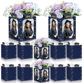 SPIAREAL 6 PCS TAVEN TABLE CENTROPECES BLACK GRAGETING PISTER