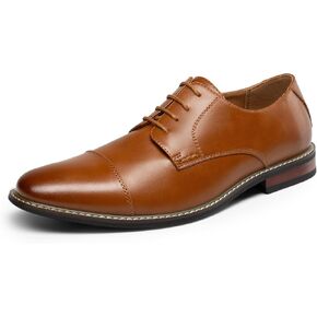 Bruno Marc Men's Prince Classic Modern Formal Oxford Lace Up Dress Shoes