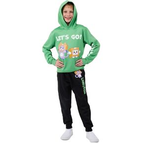 BioWorld Lankybox Let's Go Boy's 2-pack Hoodie & Sweatpants مجموعة التحرير والسرد