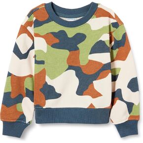Amazon Essentials Boys and Toddlers' Relaxed Fit Crew Neck Sweatshirt in Saudi Arabia