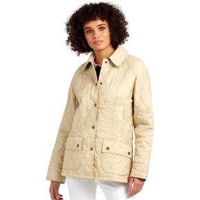 Barbour Women's Summer Beadnell Quilted Jacket, Pearl, 18/14US White
