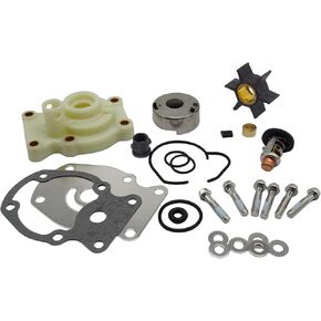 قارب مارين 0393630 طقم مكره مضخة المياه مع 50054440 طقم ترموستات لجونسون إيفينيرود OMC الخارجي 20 25 30 35 HP محركات المحرك تحل محل 393630 18-3382 18-3543