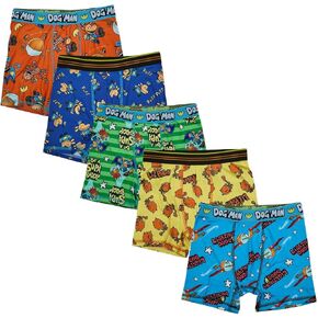 Bioworld Dog Man Boys' 5-Pack Boxer Briefs