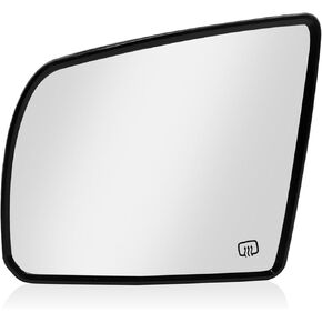 879060C010 Left Side Heated Mirror Glass 879060C020 Replacement for Sequoia Tundra Outdoor Rear View Mirror 2007-2017