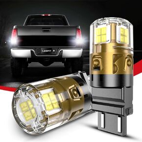 LASFIT L2 3157 3156 LED مصابيح عكسية ترقية ساطعة 6000K Xenon White ، 3056 3057 3047 4114 4157 4057 LED LED Backotive Cuper