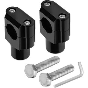 M MATI Heavy Duty 1 Inch Aluminum Alloy Motorcycle Handlebar Risers for All Motorcycle Guzzi Stelvio Suzuki Honda Can-Am Yamaha Handlebar 1"