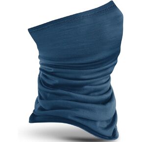 Merino Wool Neck Gaiter - 100% Merino Wool Mask, Breathable Quick-Dry Warmer for Skiing, Hiking and Outdoor Activities in Kuwait