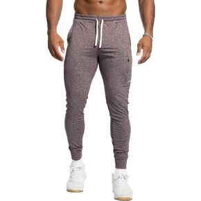 Selected Men's Softest Performance Athletic Workout Jogger Sweatpants Cycling Fitness Running with Zipper Pocket